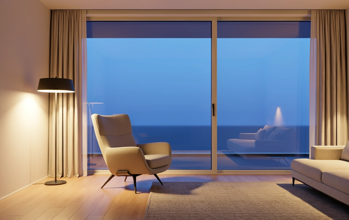 Ruhige Umgebung für visuelle Entspannung